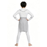Cosplay Costume Viltrumite Thula Invincible 4(2026) TV Cosplay Robe Blanche et Violette Enfant