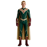 Cosplay Costume Vision VisionQuest(2026) TV Cosplay Combinaison Verte Homme