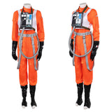 Cosplay Costume Ward The Mando and Grogu(2026) Film Cosplay Combinaison Orange Femme