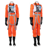 Cosplay Costume Ward The Mando and Grogu(2026) Film Cosplay Combinaison Orange Femme