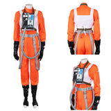 Cosplay Costume Ward The Mando and Grogu(2026) Film Cosplay Combinaison Orange Femme
