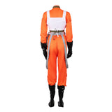 Cosplay Costume Ward The Mando and Grogu(2026) Film Cosplay Combinaison Orange Femme