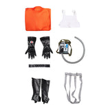 Cosplay Costume Ward The Mando and Grogu(2026) Film Cosplay Combinaison Orange Femme