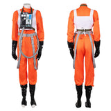 Cosplay Costume Ward The Mando and Grogu(2026) Film Cosplay Combinaison Orange Femme