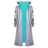 Cosplay Costume Weak Kingsley Cyberpunk: Edgerunners 2(2026) TV Cosplay Veste Grise et Bleue Homme