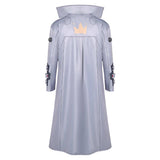 Cosplay Costume Weak Kingsley Cyberpunk: Edgerunners 2(2026) TV Cosplay Veste Grise et Bleue Homme