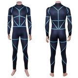 Cosplay Costume Yoichi Isagi Blue Lock Live Action(2026) Film Cosplay Combinaison Noire et Bleue Homme