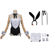 Cosplay Costume Yuuki Sorimachi Playing Death Games to Put Food on the Table(2026) Anime Cosplay Tenue Noire et Blanche Femme
