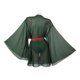 Cosplay Costume Zoro One Piece Live Action 2(2026) TV Cosplay Maillot de Bain Vert Femme