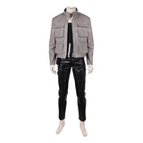 Cosplay Costume Zoro One Piece Live Action 2(2026) TV Cosplay Tenue Grise et Noire Homme