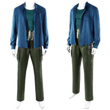 Cosplay Costume Zorro One Piece Live Action 2(2026) TV Cosplay Tenue Bleue Homme