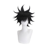 Cosplay Perruque Megumi Fushiguro Jujutsu Kaisen Saison 3(2026) Anime Perruque Noire Homme