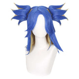 Cosplay Perruque Neon Valorant Jeu Perruque Bleue Femme