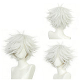Cosplay Perruque Qifrey Tongari Boushi no Atelier(2026) Anime Perruque Blanche Homme