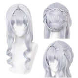 Cosplay Perruque The Tsaritsa Genshin Impact Jeu Perruque Argentée Femme