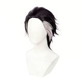 Cosplay Perruque Zodir Gachiakuta Anime Perruque Violet Foncé-Noir Homme