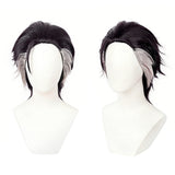 Cosplay Perruque Zodir Gachiakuta Anime Perruque Violet Foncé-Noir Homme