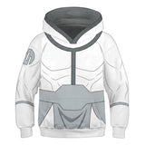 Costume Conquest Viltrumite Invincible(2026) TV Sweat à Capuche Blanc Enfant