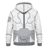 Costume Conquest Viltrumite Invincible(2026) TV Sweat à Capuche Blanc Homme