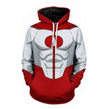 Costume Omni-Man Invincible(2026) TV Sweat à Capuche Rouge Homme