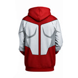 Costume Thragg Invincible(2026) TV Sweat à Capuche Rouge Homme