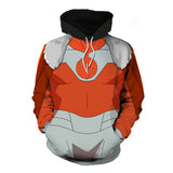 Costume Thragg Invincible(2026) TV Sweat à Capuche Rouge Homme Ver.2