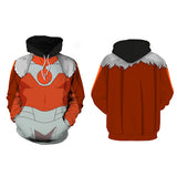 Costume Thragg Invincible(2026) TV Sweat à Capuche Rouge Homme Ver.2