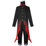 Dandadan Ken Takakura Tenue Noir et Rouge Cosplay Costume