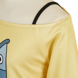 Dandadan Momo Ayase Sweat-shirt Jaune Cosplay Costume