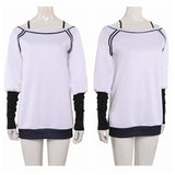 Dandadan Saison 2 (2025) Momo Ayase Haut Blanche et Noire Cosplay Costume