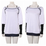 Dandadan Saison 2 (2025) Momo Ayase Haut Blanche et Noire Cosplay Costume