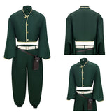Dead Account Souji Enishiro Tenue Verte Cosplay Costume