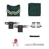 Dead Account(2026) Kiyomi Urusugawa Haut et Jupe Verte Cosplay Costume