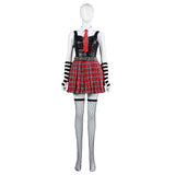 Death Note Misa Amane JK Robe Noire et Rouge Cosplay Costume