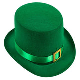 Déguisement Adulte Manteau+Chapeau Costume Vert pour Fête de La Saint-Patrick