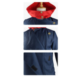 Déguisement Anime JJK Yuji Itadori Tenue de Sweat-shrit Costume Bleu et Rouge