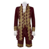 Déguisement Costume Rétro Rouge de Prince de Cour Victorien Costume