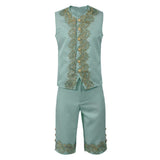 Déguisement Costume Rétro Vert de Prince de Cour Victorien Costume