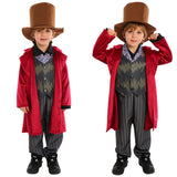 Déguisement Enfant Film Wonka(2023) Willy Wonka Costume pour Halloween