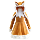 Déguisement Enfant Robe Renard Jaune pour Halloween