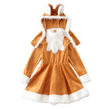 Déguisement Enfant Robe Renard Jaune pour Halloween