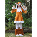 Déguisement Enfant Robe Renard Jaune pour Halloween