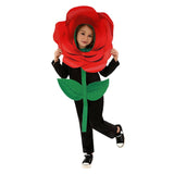 Enfant Rose Rouge Combinasion Costume pour Halloween