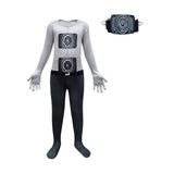 Déguisement Enfant YouTube Skibidi Toilet Combinaison d'Horreur Costume Ver.2