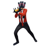 Enfant YouTube Skibidi Toilet Combinaison d'Horreur Costume Ver.3