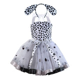 Déguisement Fille Les 101 Dalmatiens Tutu Robe Costume d'Halloween