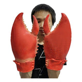 Déguisement Gants en Pinces de Crabe + Capuche Accessoire d'Halloween