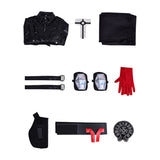 Delta Force Warden Tenue Noire Cosplay Costume