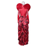 Descendants: L'Ascension de Red(2024) Queen of Hearts Cosplay Costume