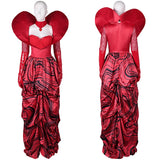 Descendants: L'Ascension de Red(2024) Queen of Hearts Cosplay Costume